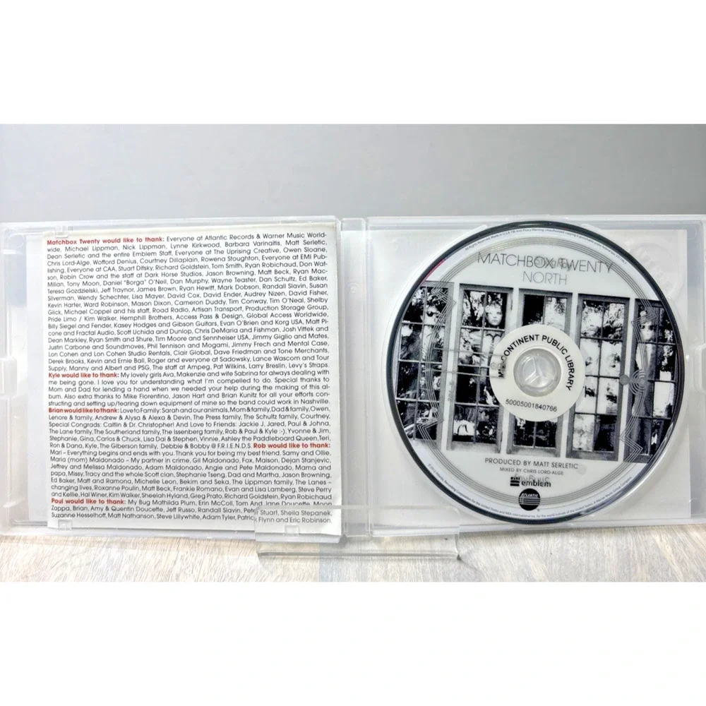 Matchbox Twenty – North (CD, 2012, Atlantic Records) - Picture 3 of 5